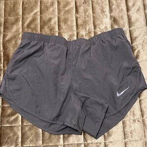 Nike Women’s Black Athletic Running Shorts with Reflective Swoosh